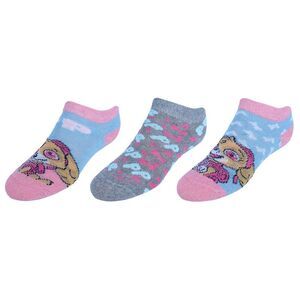 Textiel Trade Kid's Nickeloden's Paw Patrol Skye Rules Sneaker Socks (Pack of 3)